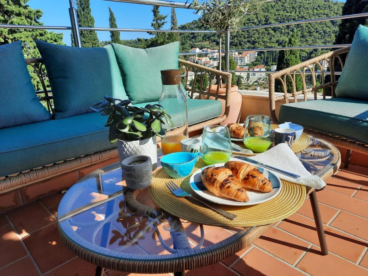 Blue Dream - Stylish Apt With Stunning Sea View Ντουμπρόβνικ Εξωτερικό φωτογραφία